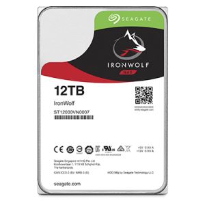 Seagate ST12000VN0007 Ironwolf NAS 12TB 7.2k SATA-6Gbps 3.5inch HDD