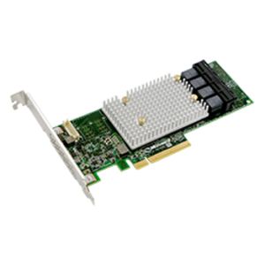 Adaptec 2295000-R 3154-16I 12 Gbps PCIe Gen3 SAS/SATA SmartRAID Adapter with 16 Internal Native Ports and LP/MD2 Form Factor Does Not Include Cables