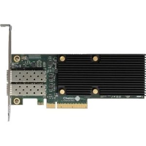 Chelsio 110-1192-50 T520-CR High Performance Dual Port 10 GbE Unified Wire Adapter PCI Express x8 Optical Fiber