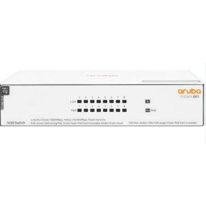 HPE R8R46-61001 Aruba Instant On 1430 8G Class4 PoE 64W Switch 8 Ports
