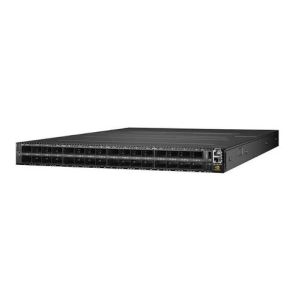 Dell AC247797 MELLANOX MQM9700-NS2F  Quantum-2 QM9700 1U InfiniBand switch 64 ports 400Gb/s NDR/32 OSFP ports Smart rack-mountable Managed power-to-connector (P2C) airflow (forward)