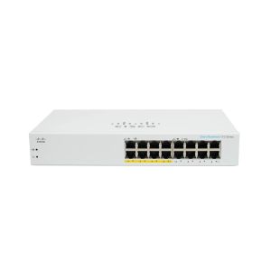 Cisco CBS110-16PP CBS110 Unmanaged L2 Gigabit Ethernet Power over Ethernet (PoE) 1U