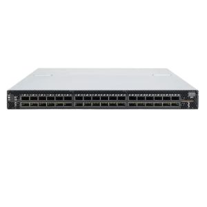Mellanox MSB7800-ES2F Switch-IB 2 based 36-port QSFP28 EDR 1U Managed InfiniBand switch system with a non-blocking switching capacity of 7.2Tb/s. 2PS, Standard depth P2C Airflow