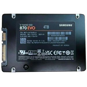 Samsung 870 EVO MZ-77E4T0 SSD 4 TB SATA 6Gb/s Brand New