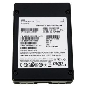Samsung PM1733 MZ-XLR9600 Read Intensive SSD 960 GB PCIe 4.0x4 (NVMe) HPE OEM Refurbished