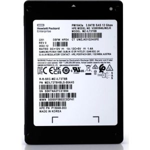 Samsung PM1643a MZILT3T8HBLS-00AH3 SSD 3.84 TB SAS 12Gb/s HPE OEM Refurbished