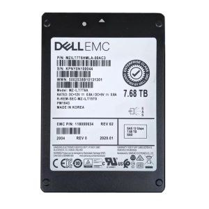Samsung PM1643 MZILT7T6HMLA-00AC3 SSD 7.68 TB SAS 12Gb/s EMC OEM Refurbished