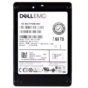 Samsung PM1643 MZILT7T6HMLA0D3 Read Intensive SSD 7.68 TB SAS 12Gb/s DELL OEM Refurbished