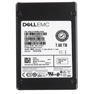 Samsung PM1643 MZILT7T6HMLAAD3 Read Intensive SSD 7.68 TB SAS 12Gb/s DELL OEM Refurbished