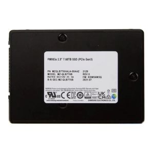 Samsung PM983A MZQLB7T6HALA-00AAZ SSD 7.68 TB PCIe 3.0 x4 (NVMe) Brand New