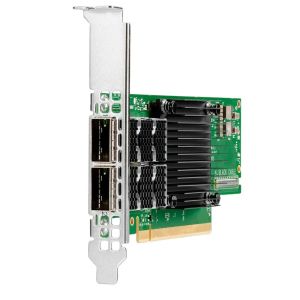 HPE P23666-H21 InfiniBand HDR100/Ethernet 100Gb 2-Port QSFP56 PCIe4 x16 MCX653106A-ECAT Adapter
